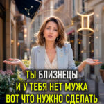 Ты БЛИЗНЕЦЫ и у тебя нет мужа. Вот что нужно делать.