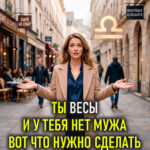 Ты ВЕСЫ и у тебя нет мужа. Вот что нужно делать.