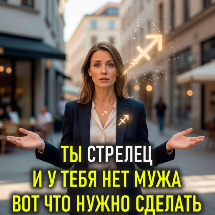 Ты СТРЕЛЕЦ и у тебя нет мужа. Вот что нужно делать.